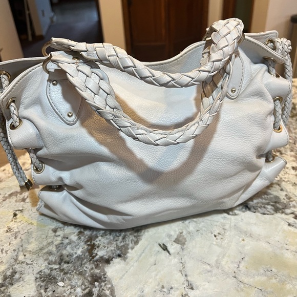 Michael Kors braided cream satchel - Picture 6 of 12